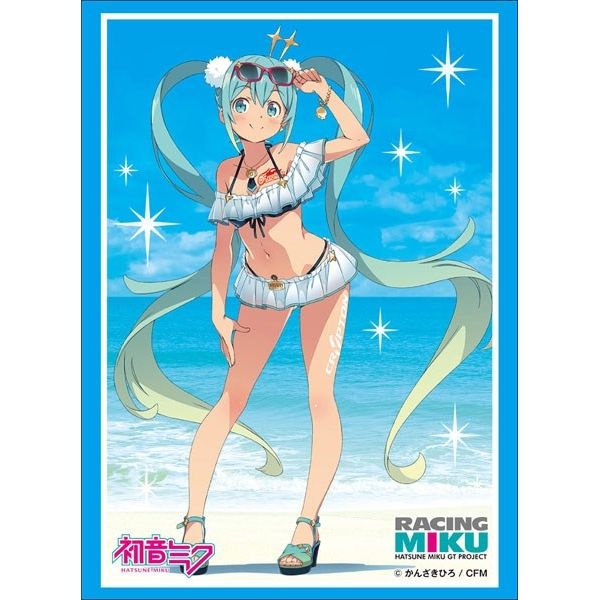 Image for Bushiroad Sleeve Collection HG Vol.1704: Vocaloid - Racing Miku Ver.2018 "Thai Support Ver." (60-Pack) - Card Sleeves