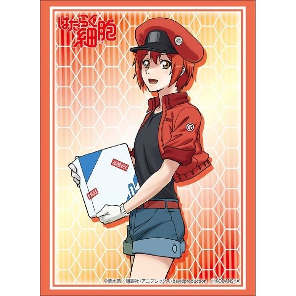 Image for Bushiroad Sleeve Collection HG Vol.1709: Cells at Work! - Red Blood Cell (60-Pack) - Card Sleeves