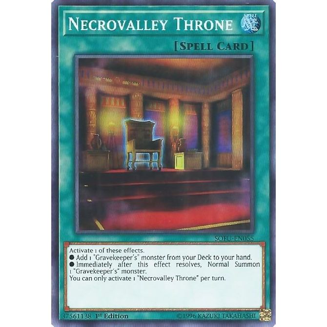 Image for Necrovalley Throne (SOFU-EN055) (SOFU) - YuGiOh