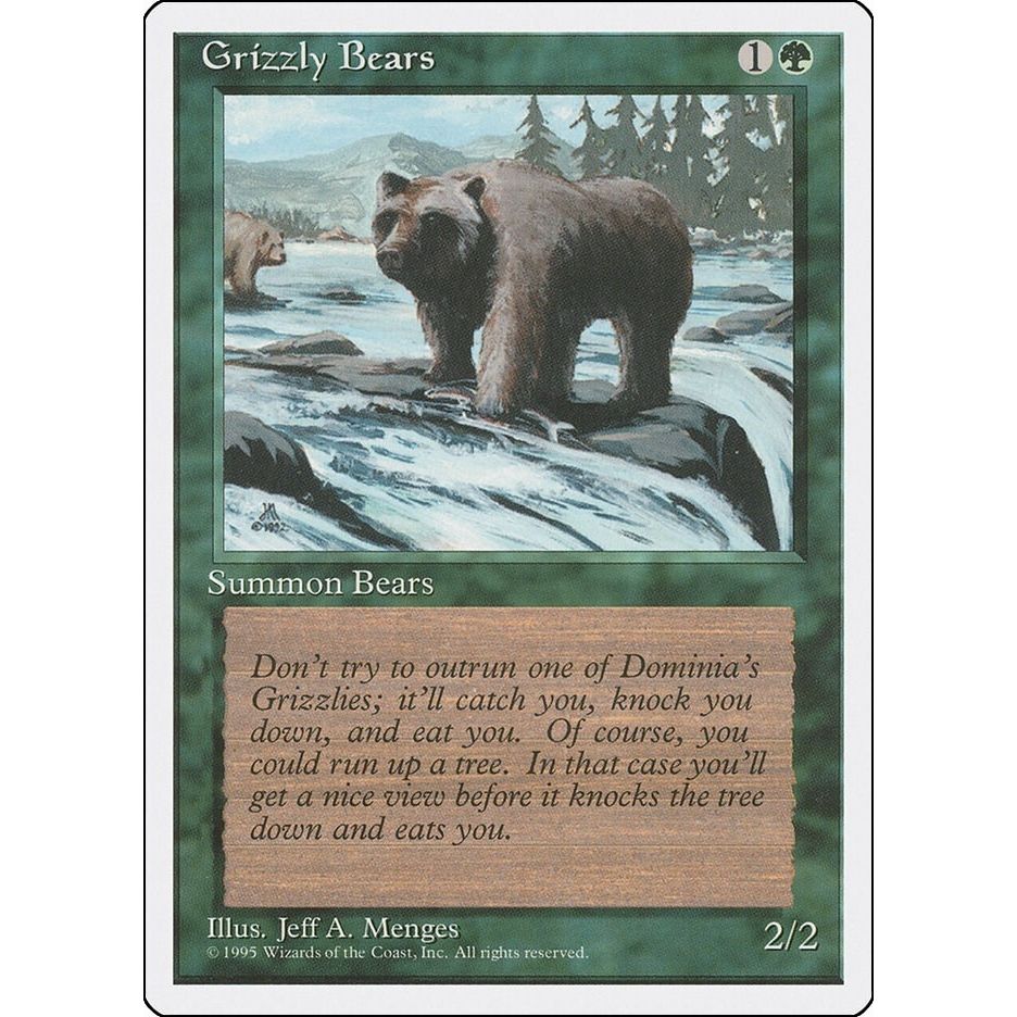 Image for Grizzly Bears (4ED) - Magic: The Gathering