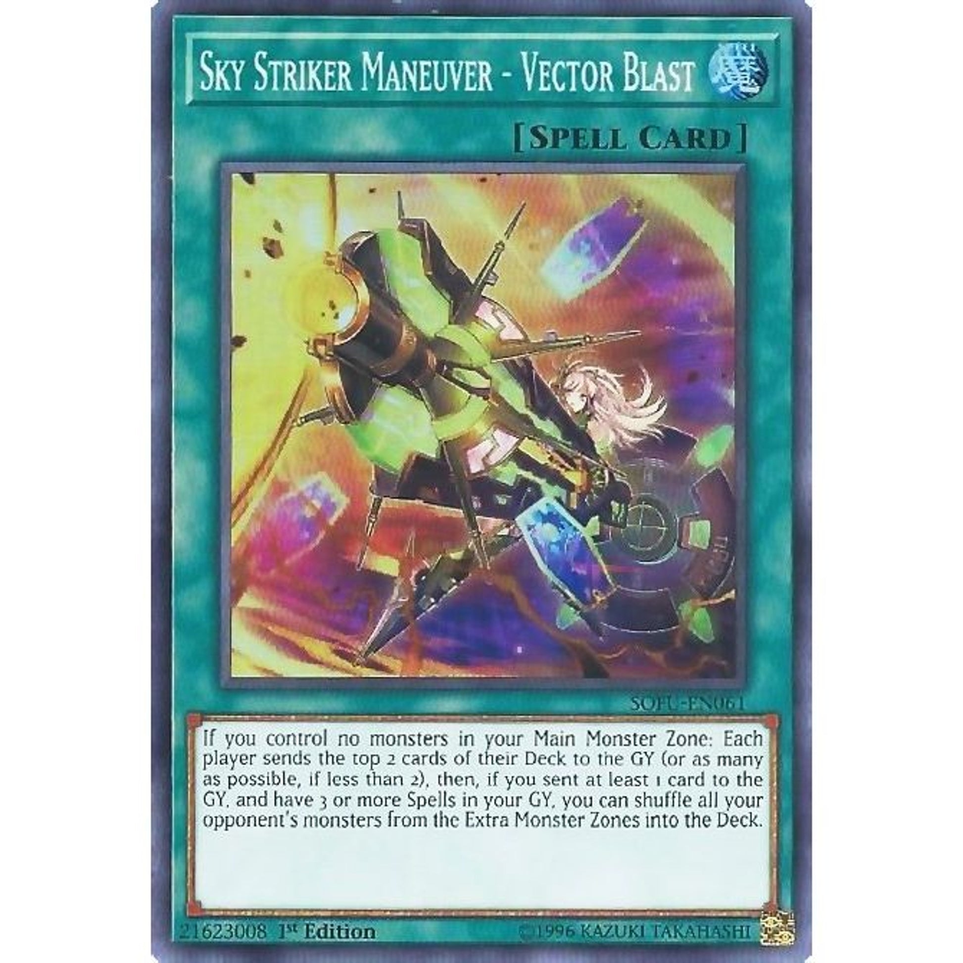 Image for Sky Striker Maneuver - Vector Blast (SOFU-EN061) (SOFU) - YuGiOh