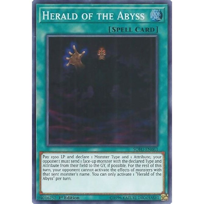Image for Herald of the Abyss (SOFU-EN063) (SOFU) - YuGiOh