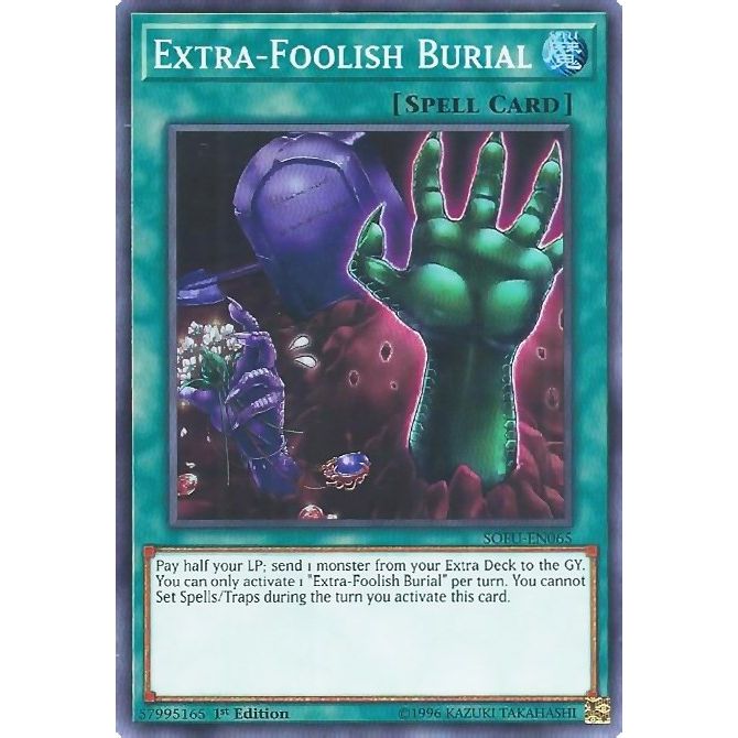 Image for Extra-Foolish Burial (SOFU-EN065) (SOFU) - YuGiOh