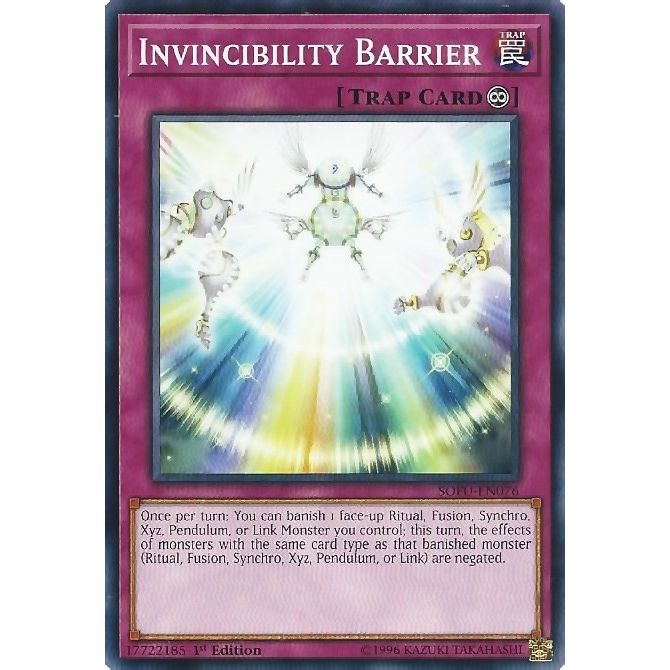 Image for Invincibility Barrier (SOFU-EN076) (SOFU) - YuGiOh