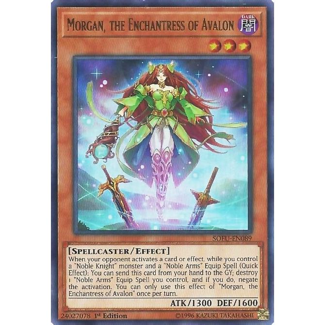 Image for Morgan, the Enchantress of Avalon (SOFU-EN089) (SOFU) - YuGiOh