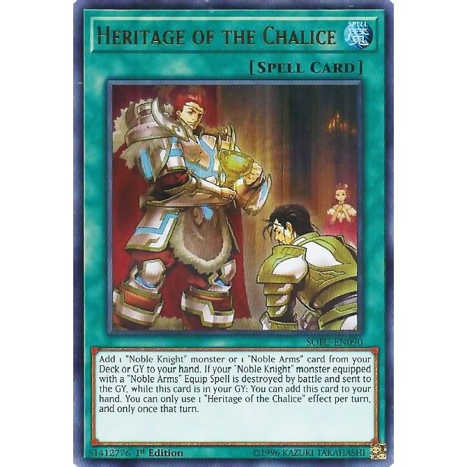 Image for Heritage of the Chalice (SOFU-EN090) (SOFU) - YuGiOh
