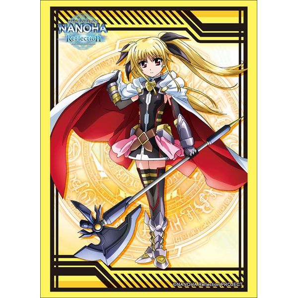 Image for Bushiroad Sleeve Collection HG Vol.1533: Magical Girl Lyrical Nanoha Reflection - Fate T. Harlaown (60-Pack) - Card Sleeves