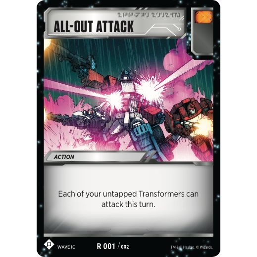 Image for All-Out Attack (SDCC 2018 Exclusive) (1) (TRW1) - Transformers TCG