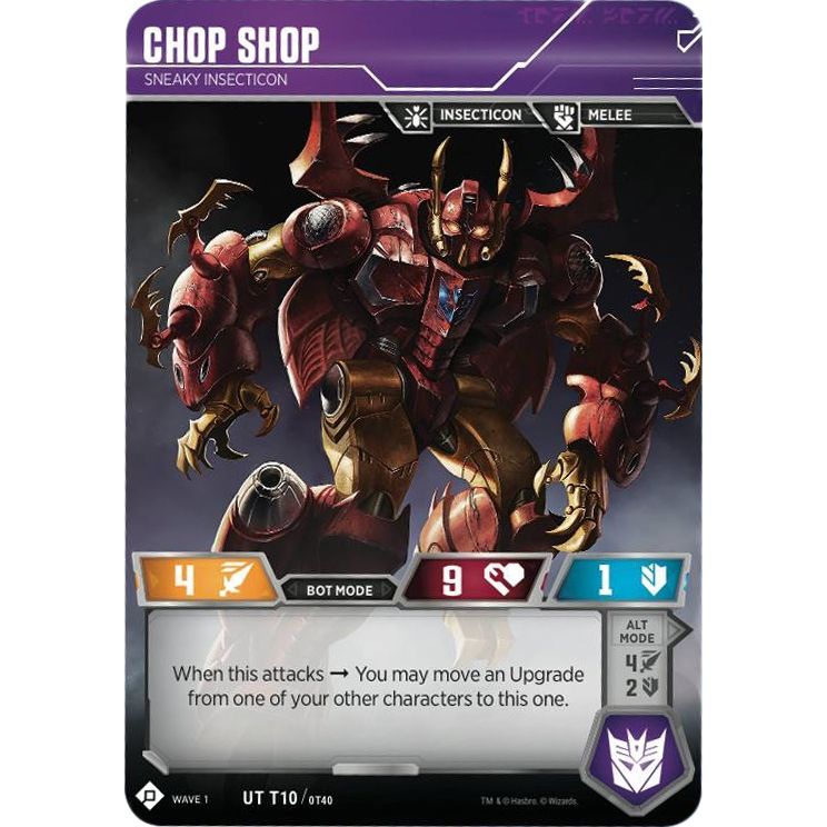 Image for Chop Shop - Sneaky Insecticon (10) (TRW1) - Transformers TCG