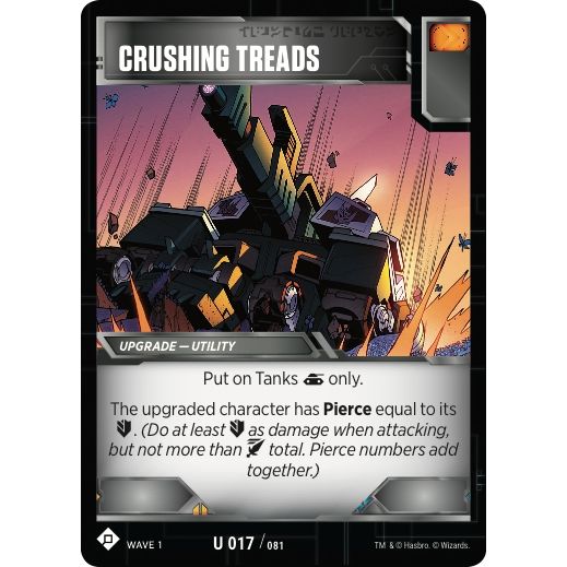 Image for Crushing Treads (17) (TRW1) - Transformers TCG
