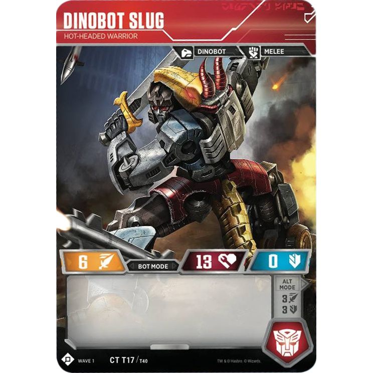 Image for Dinobot Slug - Hot-Headed Warrior (17) (TRW1) - Transformers TCG