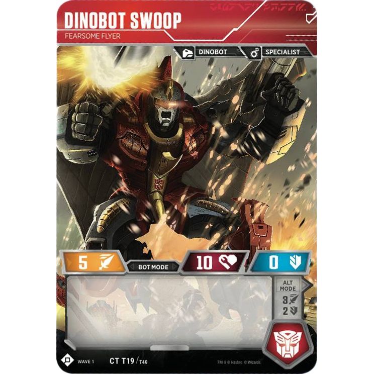 Image for Dinobot Swoop - Fearsome Flyer (19) (TRW1) - Transformers TCG