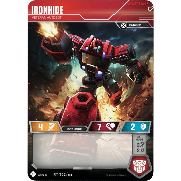 Image for Ironhide - Veteran Autobot (Autobots Starter Set) (2) (TRW1) - Transformers TCG
