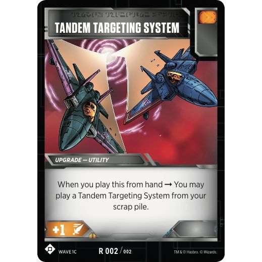 Image for Tandem Targeting System (SDCC 2018 Exclusive) (2) (TRW1) - Transformers TCG