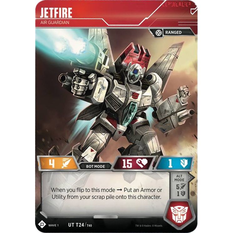 Image for Jetfire - Air Guardian (24) (TRW1) - Transformers TCG