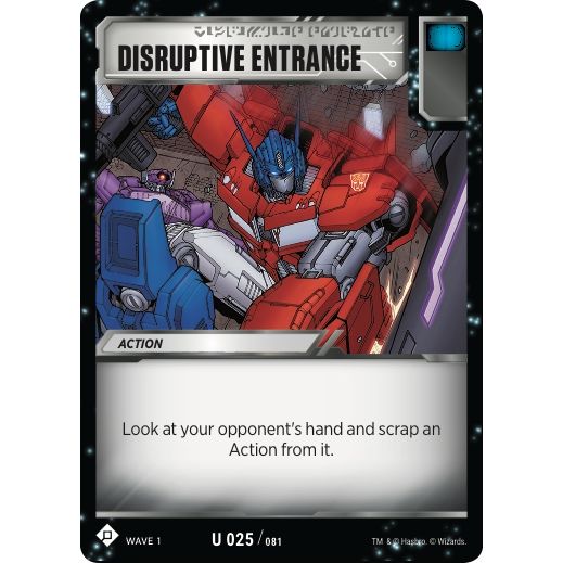 Image for Disruptive Entrance (25) (TRW1) - Transformers TCG