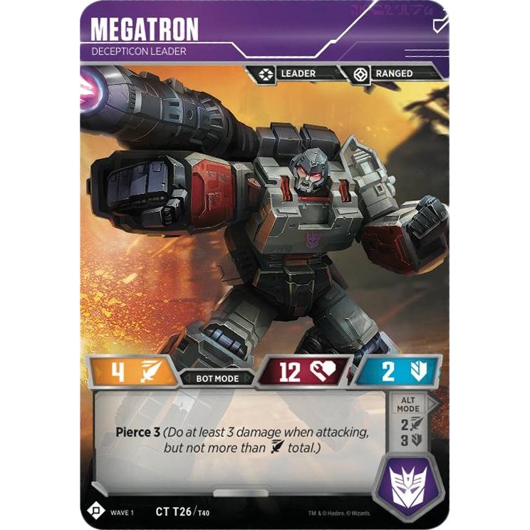 Image for Megatron - Decepticon Leader (26) (TRW1) - Transformers TCG