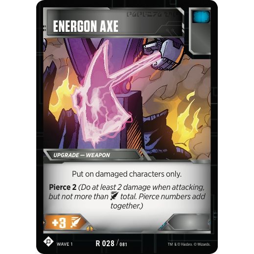 Image for Energon Axe (28) (TRW1) - Transformers TCG