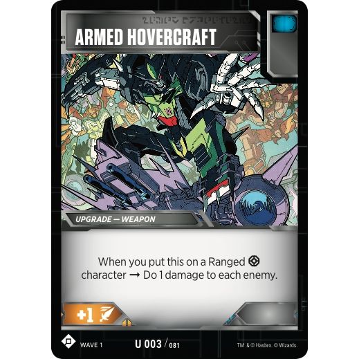 Image for Armed Hovercraft (3) (TRW1) - Transformers TCG