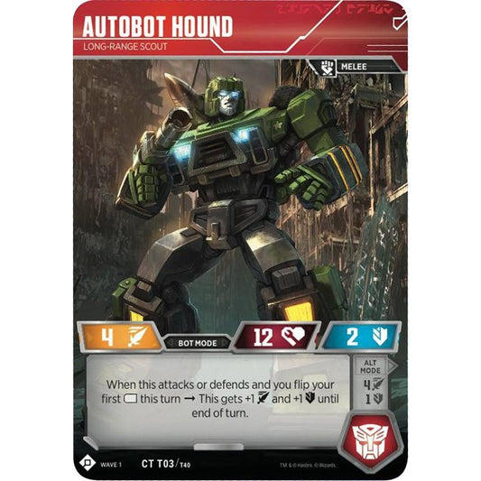 Image for Autobot Hound - Long-Range Scout (3) (TRW1) - Transformers TCG