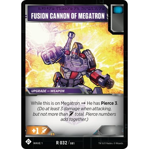 Image for Fusion Cannon of Megatron (32) (TRW1) - Transformers TCG