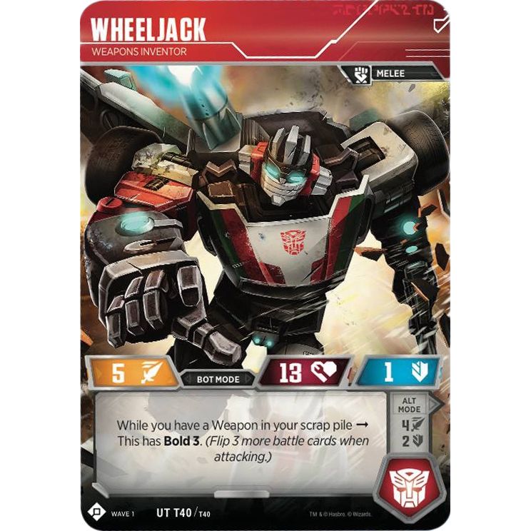Image for Wheeljack - Weapons Inventor (40) (TRW1) - Transformers TCG