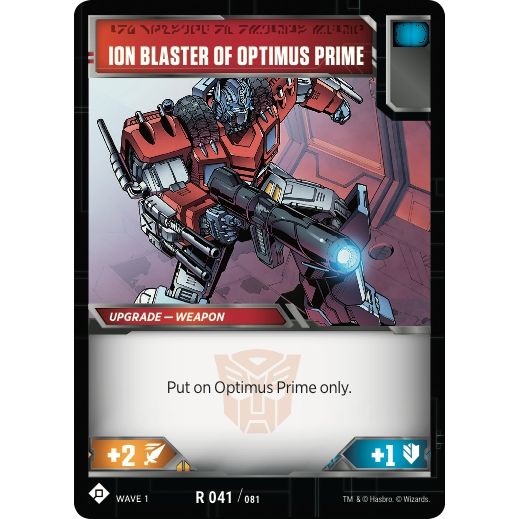 Image for Ion Blaster of Optimus Prime (41) (TRW1) - Transformers TCG