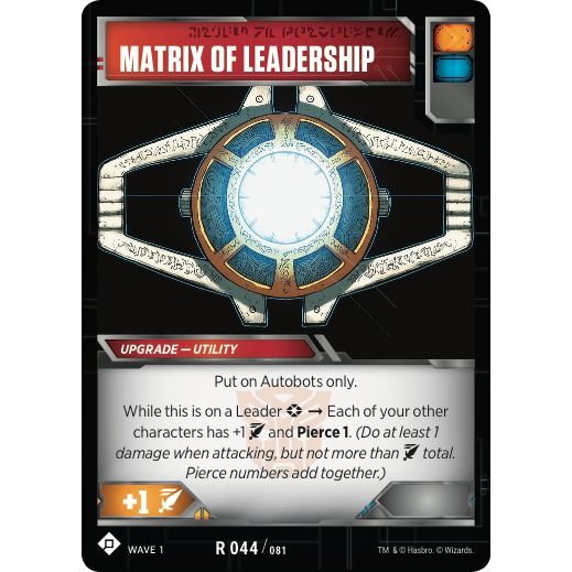 Image for Matrix of Leadership (44) (TRW1) - Transformers TCG