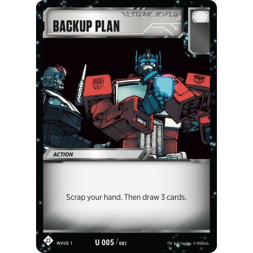 Image for Backup Plan (5) (TRW1) - Transformers TCG