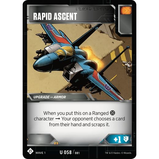 Image for Rapid Ascent (58) (TRW1) - Transformers TCG