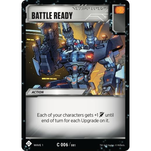 Image for Battle Ready (6) (TRW1) - Transformers TCG