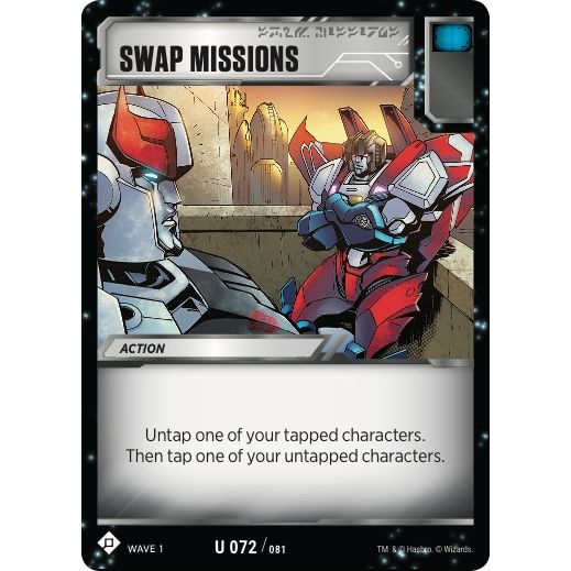 Image for Swap Missions (72) (TRW1) - Transformers TCG