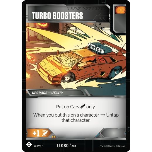 Image for Turbo Boosters (80) (TRW1) - Transformers TCG