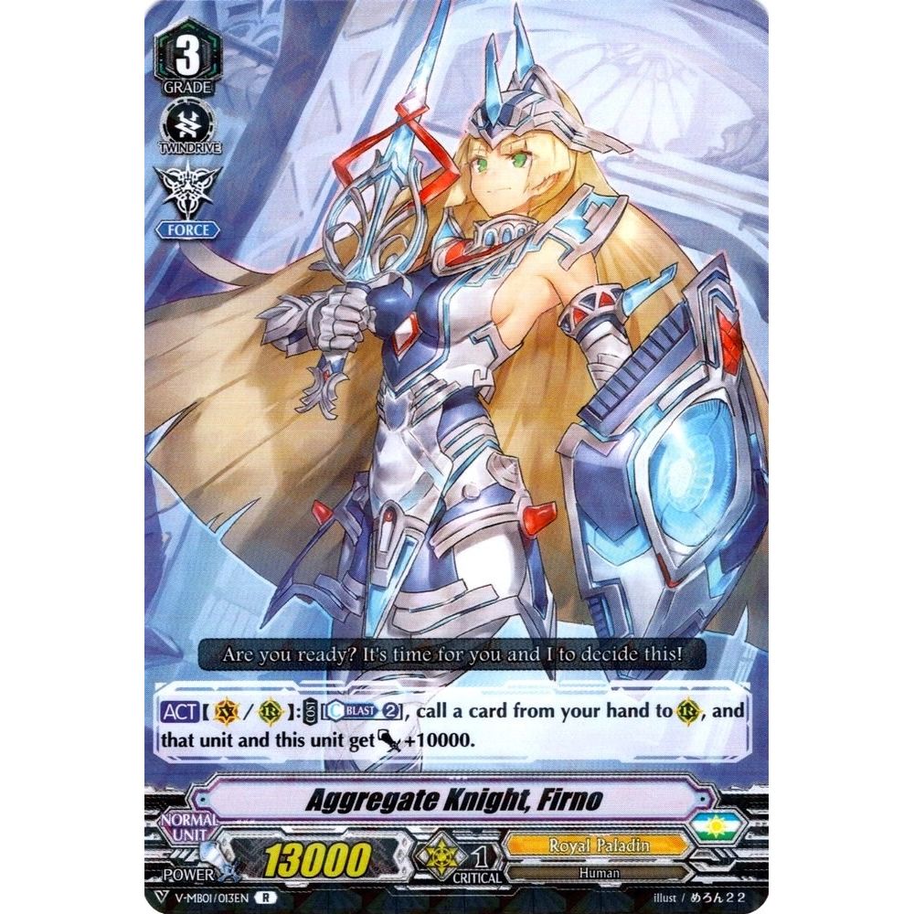Image for Aggregate Knight, Firno (V-MB01/013EN) (V-MB01) - Cardfight Vanguard