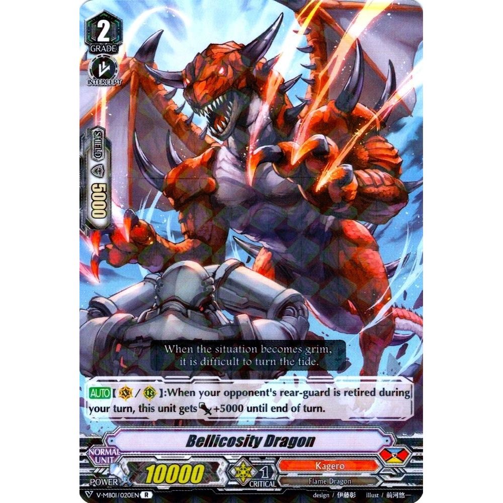 Image for Bellicosity Dragon (V-MB01/020EN) (V-MB01) - Cardfight Vanguard