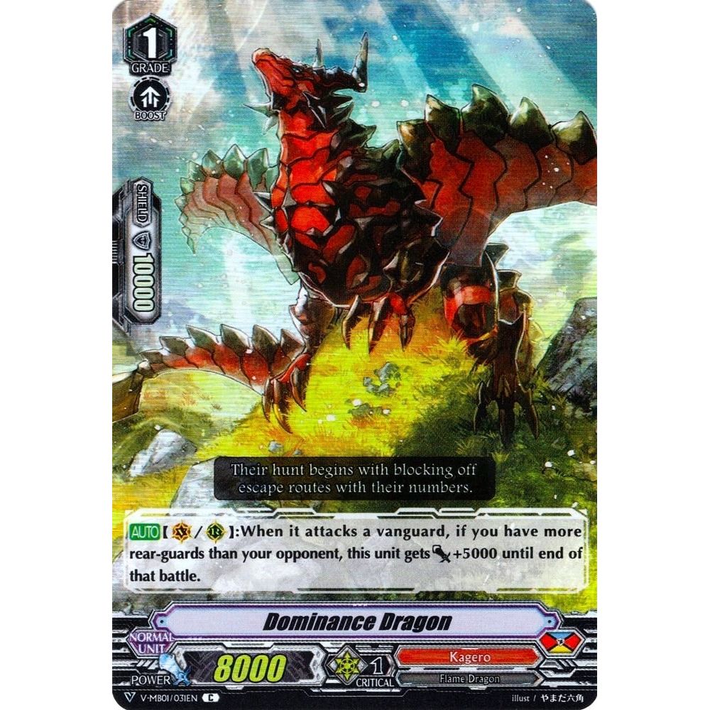Image for Dominance Dragon (Parallel Foil) (V-MB01/031EN) (V-MB01) - Cardfight Vanguard