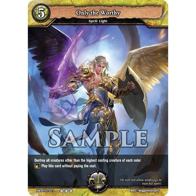 Image for Only the Worthy (DB-BT05/013) (BP05) - Dragoborne