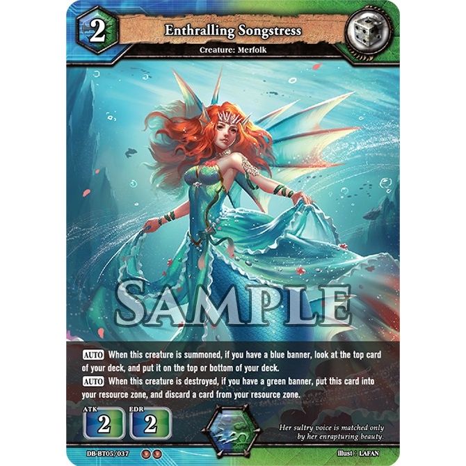 Image for Enthralling Songstress (DB-BT05/037) (BP05) - Dragoborne