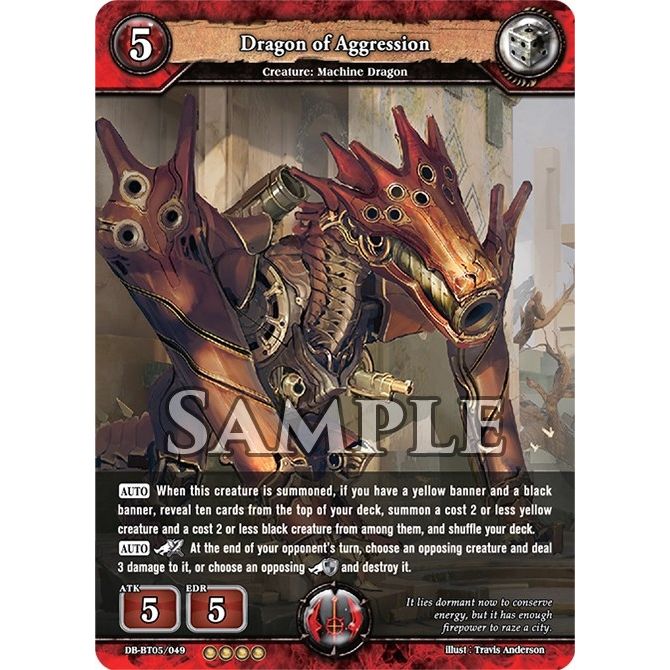Image for Dragon of Aggression (DB-BT05/049) (BP05) - Dragoborne