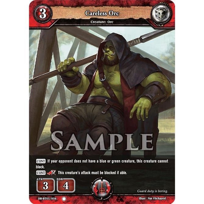 Image for Careless Orc (DB-BT05/056) (BP05) - Dragoborne