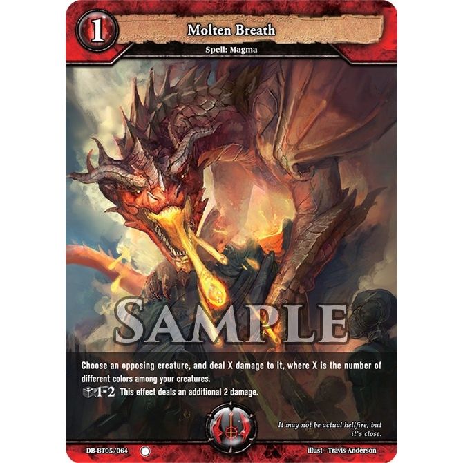 Image for Molten Breath (DB-BT05/064) (BP05) - Dragoborne