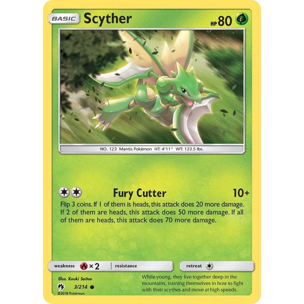 Image for Scyther (3/214) (SM8) - Pokemon