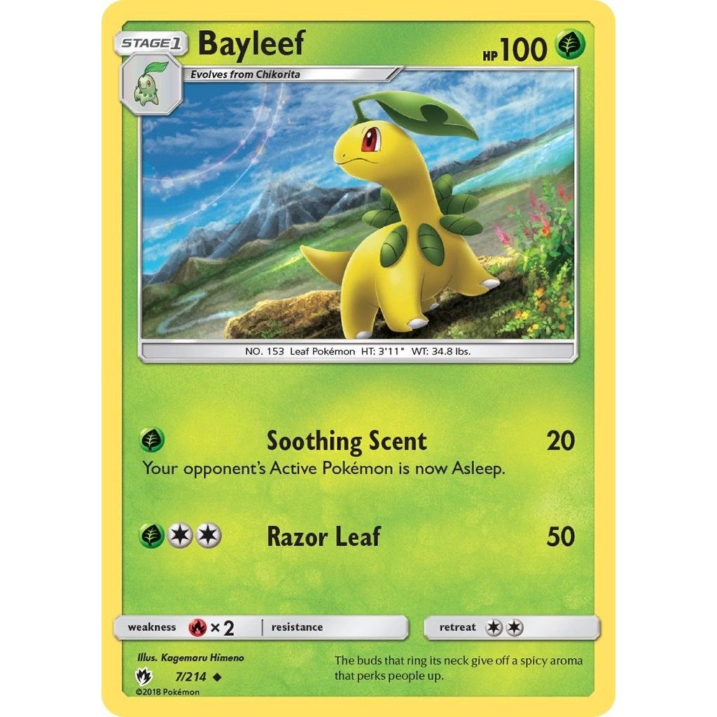 Image for Bayleef (7/214) (SM8) - Pokemon