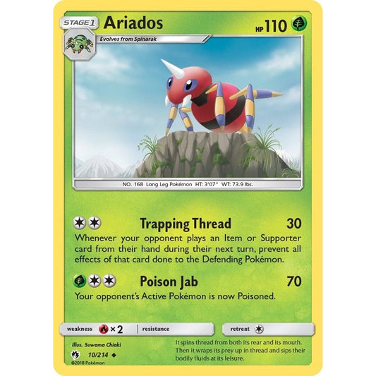 Image for Ariados (10/214) (SM8) - Pokemon