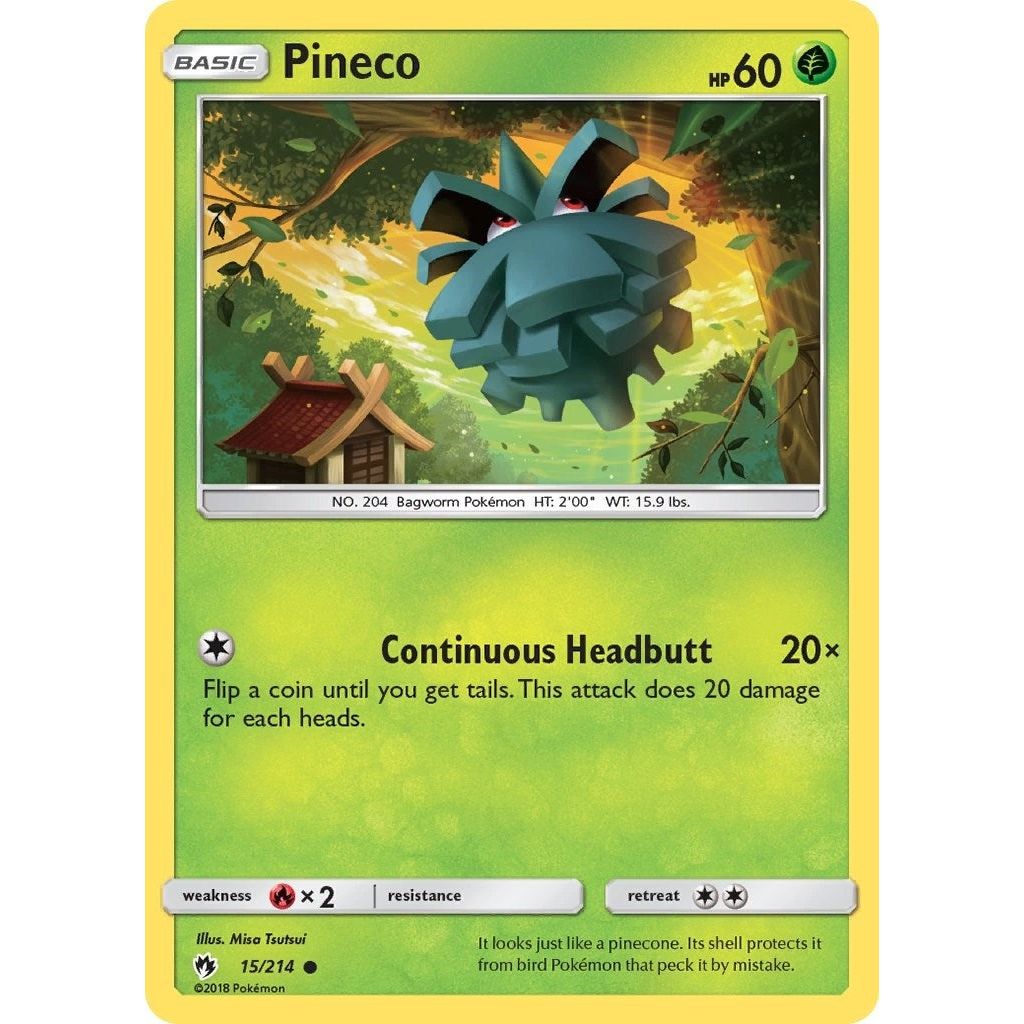 Image for Pineco (15/214) (SM8) - Pokemon