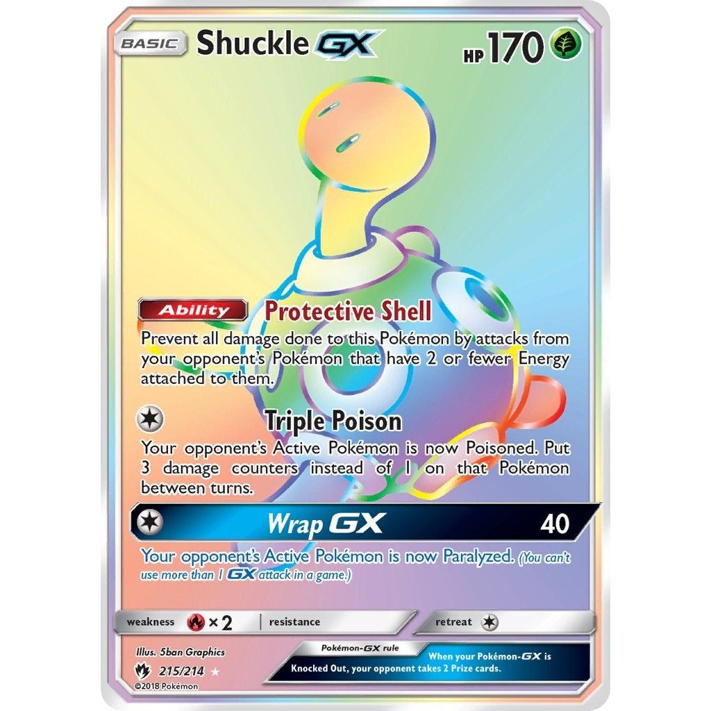Image for Shuckle GX (Secret) (215/214) (SM8) - Pokemon