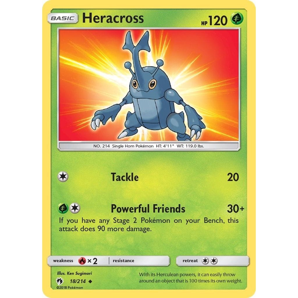 Image for Heracross (18/214) (SM8) - Pokemon