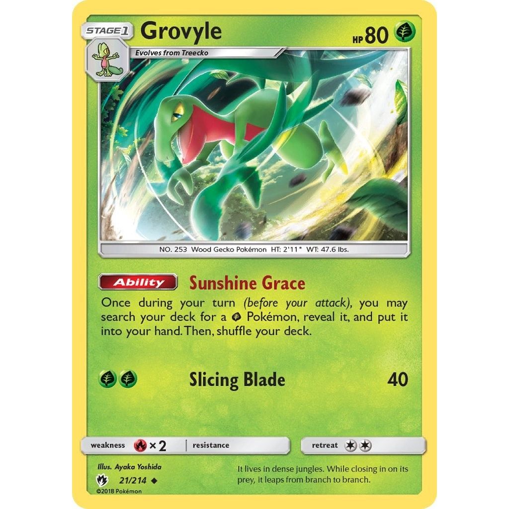 Image for Grovyle (21/214) (SM8) - Pokemon