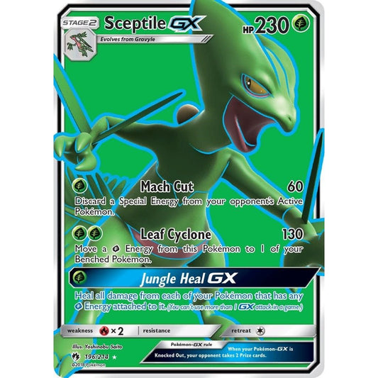 Image for Sceptile GX (Full Art) (196/214) (SM8) - Pokemon