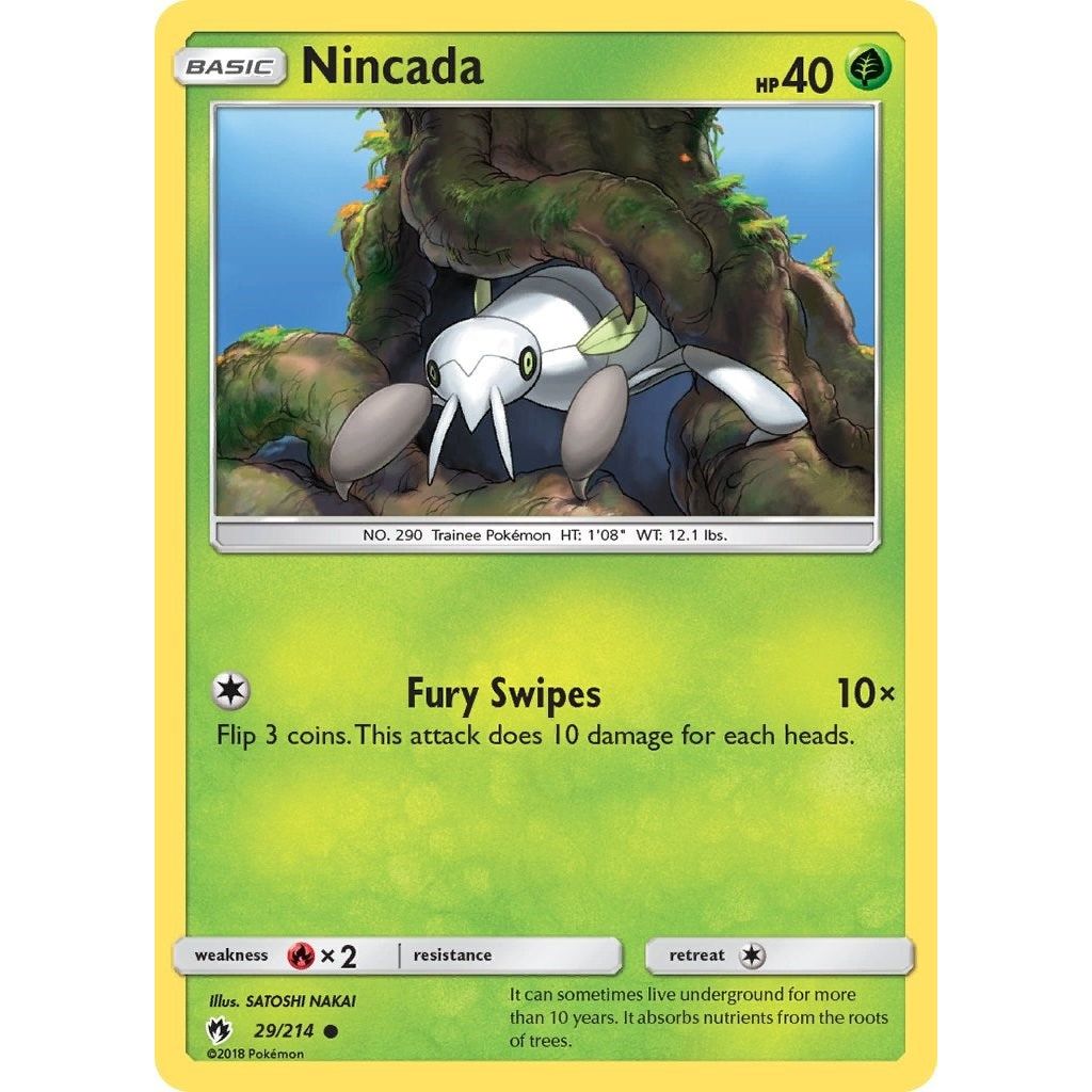 Image for Nincada (29/214) (SM8) - Pokemon